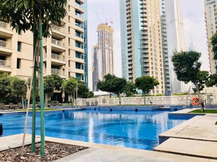 Nasma Luxury Stays - Fancy Apartment With Balcony Near Burj Khalifa Dubai Exterior foto